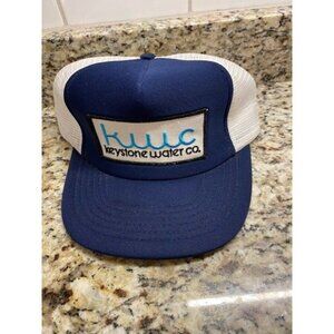 Vintage Keystone Water Company Patch Trucker Snapback Hat R3